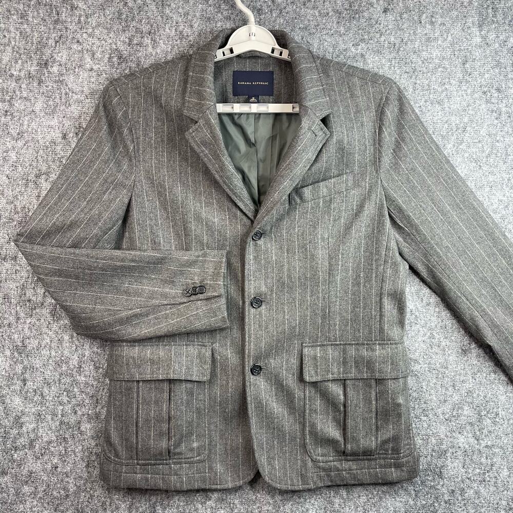 Banana Republic Mens Medium Wool Blazer Sport Coat Suit Jacket